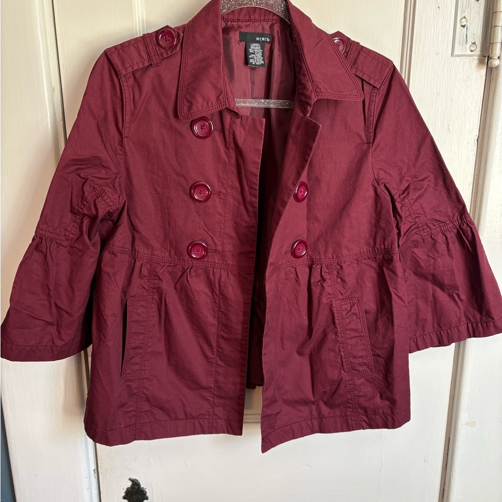 Women's Burgundy Mixit jacket